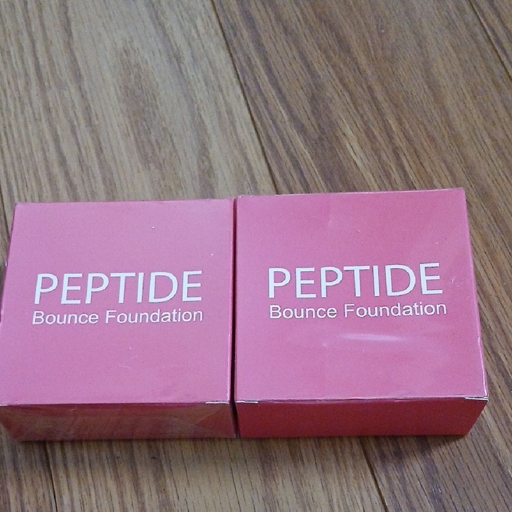 Peptide Bounce Balm Foundation Set of 3 Color is Tan  exp 05/28 Factory Sealed